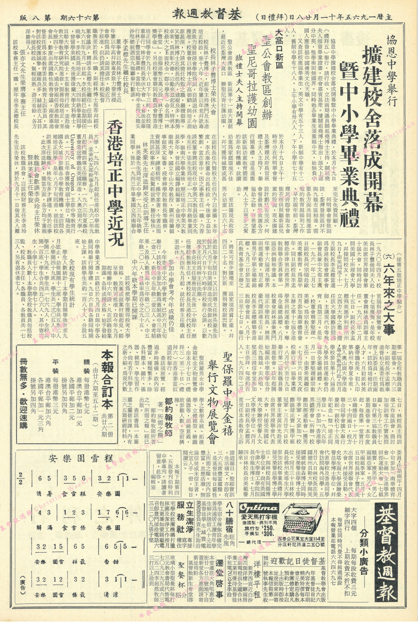 基督教週報封面